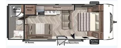2020 Forest River Rv Wildwood X-Lite 241QBXL in walton KY