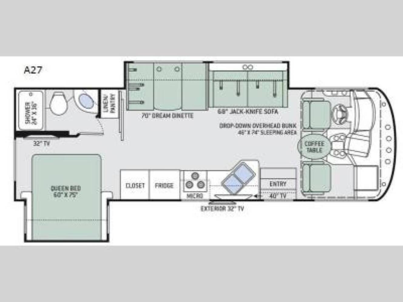A photo of this 2020 Thor Motor Coach Freedom Traveler A27