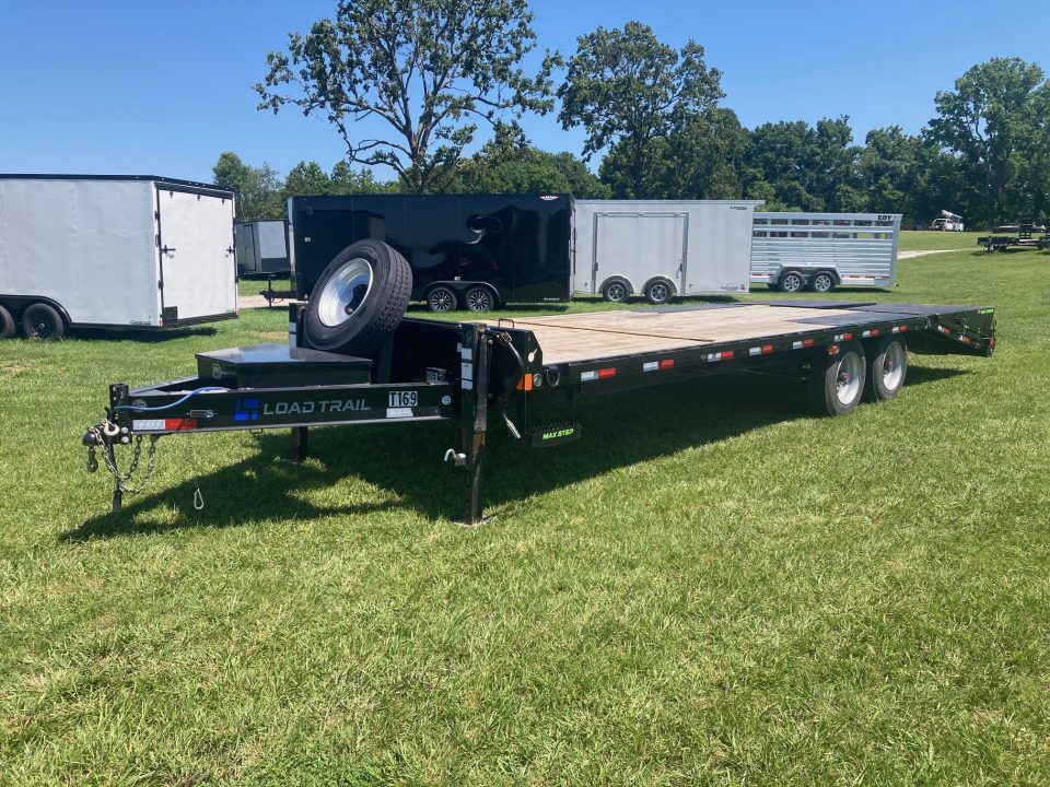 2025 Load Trail 102X24 TANDEM 16K DECKOVER W/ MAX RAMPS & SPARE in Billings, MO