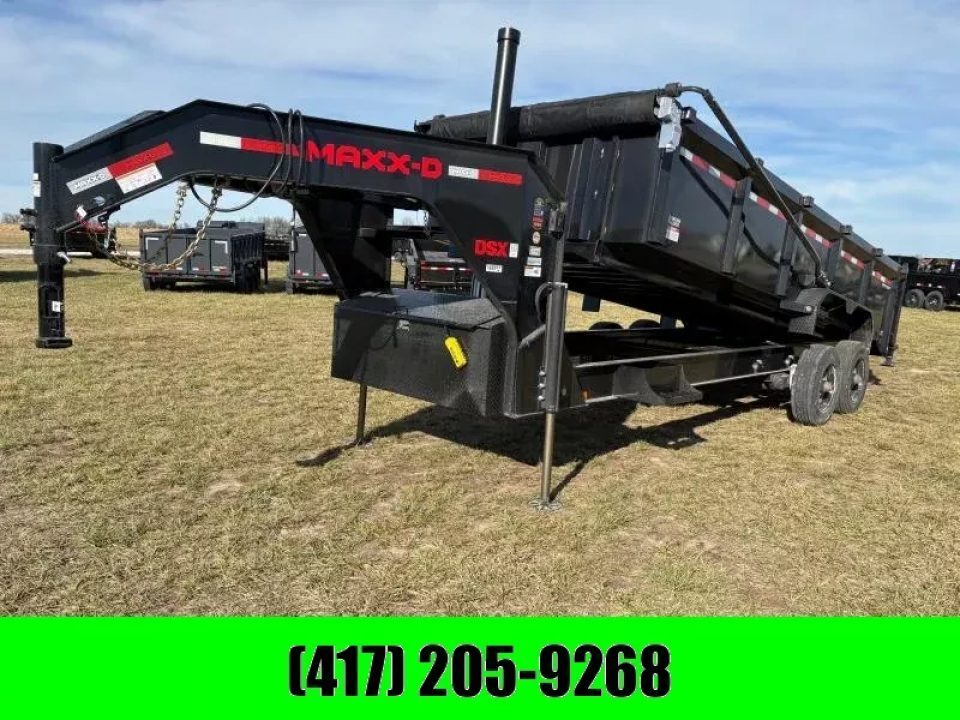 2026 MAXX-D 83x20 Tandem 24K Telescopic Dump Trailer W/ 3' Sides, H in Diamond, MO