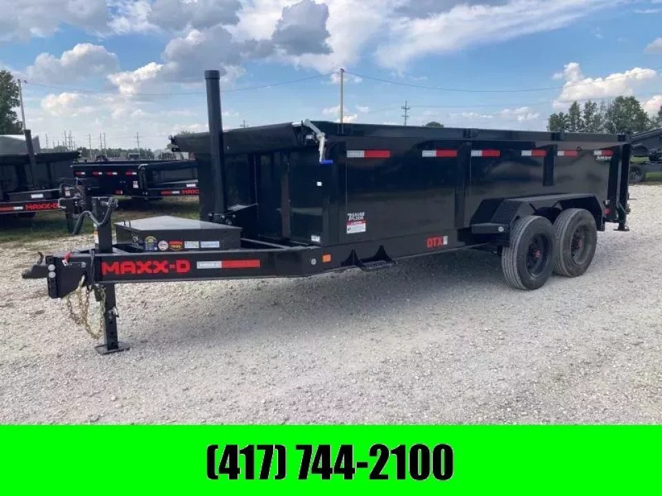 2026 MAXX-D 83X16 TANDEM 16K TELESCOPIC DUMP W/ 3' SIDES, SLIDE IN in Billings, MO