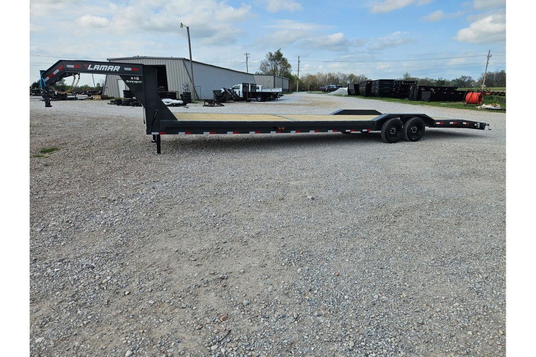 2026 Lamar Trailers 102X36 TANDEM 14K GOOSENECK LO-BOY CAR HAULER W/7K AXLE in Billings, MO