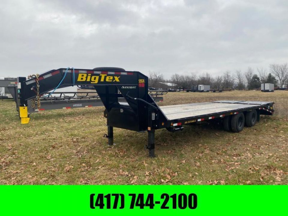 2024 Big Tex Trailers 102X25 TANDEM DUAL GOOSENECK - RENTAL BILLINGS - NOT FO in Billings, MO