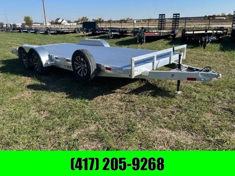 2026 H&H Trailers 82x20 Tandem 7K Aluminum Carhauler w/ Slide In Ramps, A in Diamond, MO