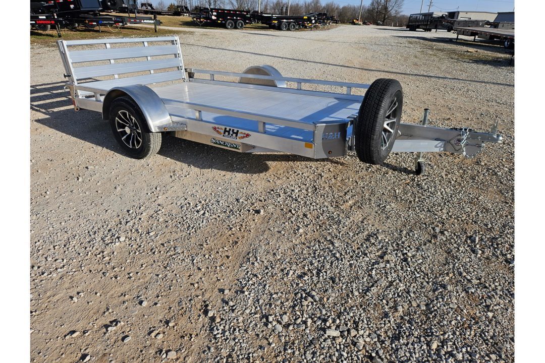 2026 H&H Trailers 76X12 SINGLE AXLE ALUMINUM LO-SIDE UTILITY W/BI FOLD GA in Billings, MO