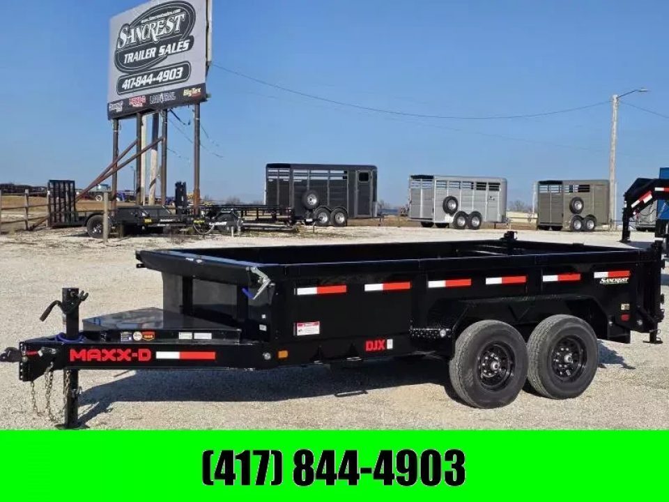 2026 MAXX-D 83 X 14 DJX TANDEM DUMP W/ 2' SIDES/ 10GA FLOOR & SIDES in Rogersville, MO