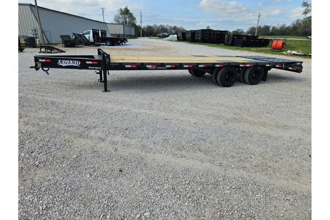 2026 Legend Trailers 102X25 TANDEM LO-PRO FLATBED PINTLE W/ 12K AXLES MAX RA in Diamond, MO