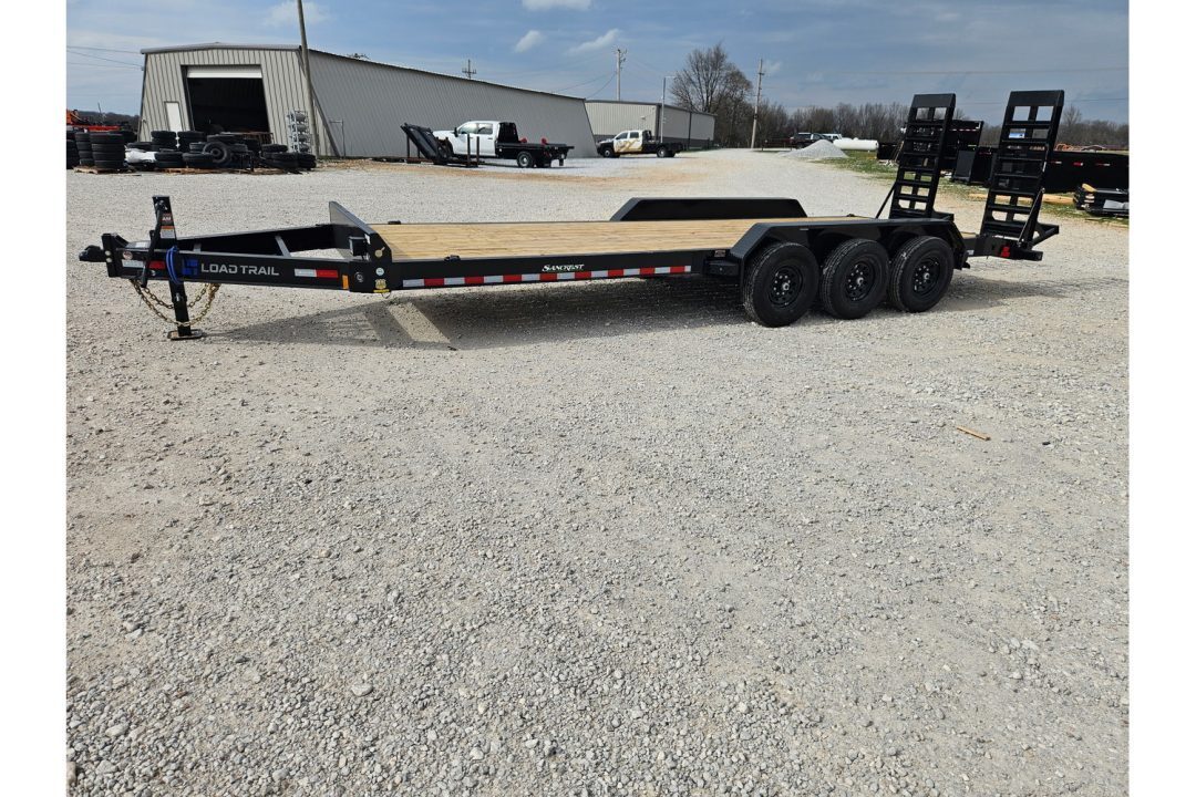 2026 LOAD TRAIL 83X24 TRIPLE 21K EQUIPMENT HAULER W/14PLY & WIDE STANDU in Rogersville, MO