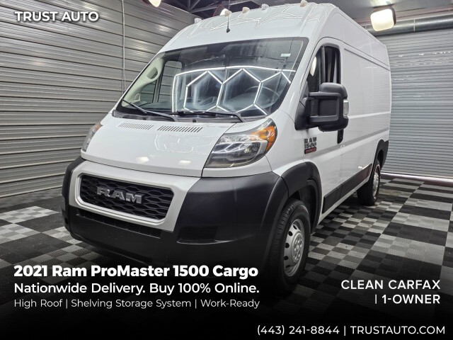 2021 Ram ProMaster 1500 Cargo in Sykesville, MD