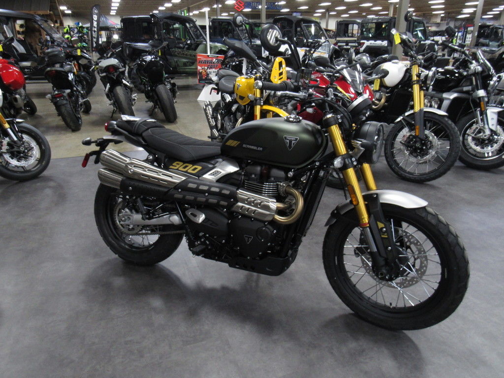 2026 Triumph Scrambler 900 Matt khaki green BASE in Romney, WV