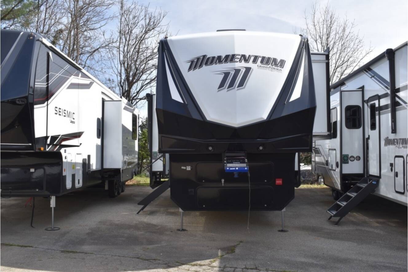 A photo of this 2026 Grand Design Momentum M-CLASS 395MS