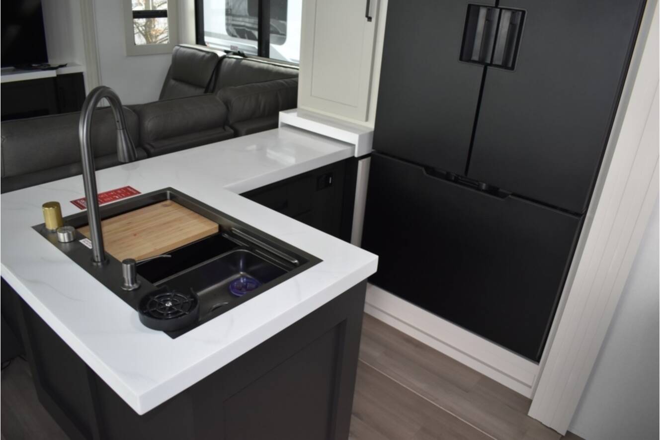 A photo of this 2026 Grand Design Momentum M-CLASS 395MS