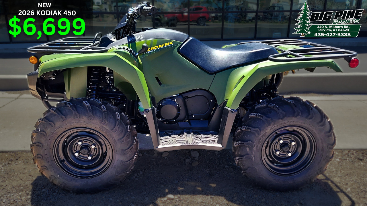 2026 Yamaha Kodiak 450 Recreation/Utility ATV