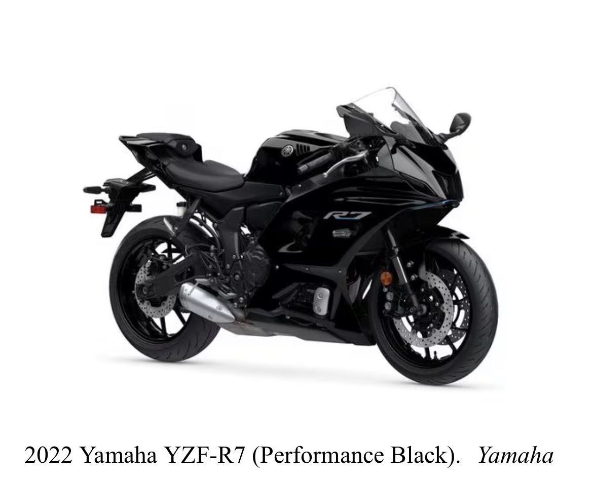 2022 Yamaha YZF R7 R7 in Houston, TX