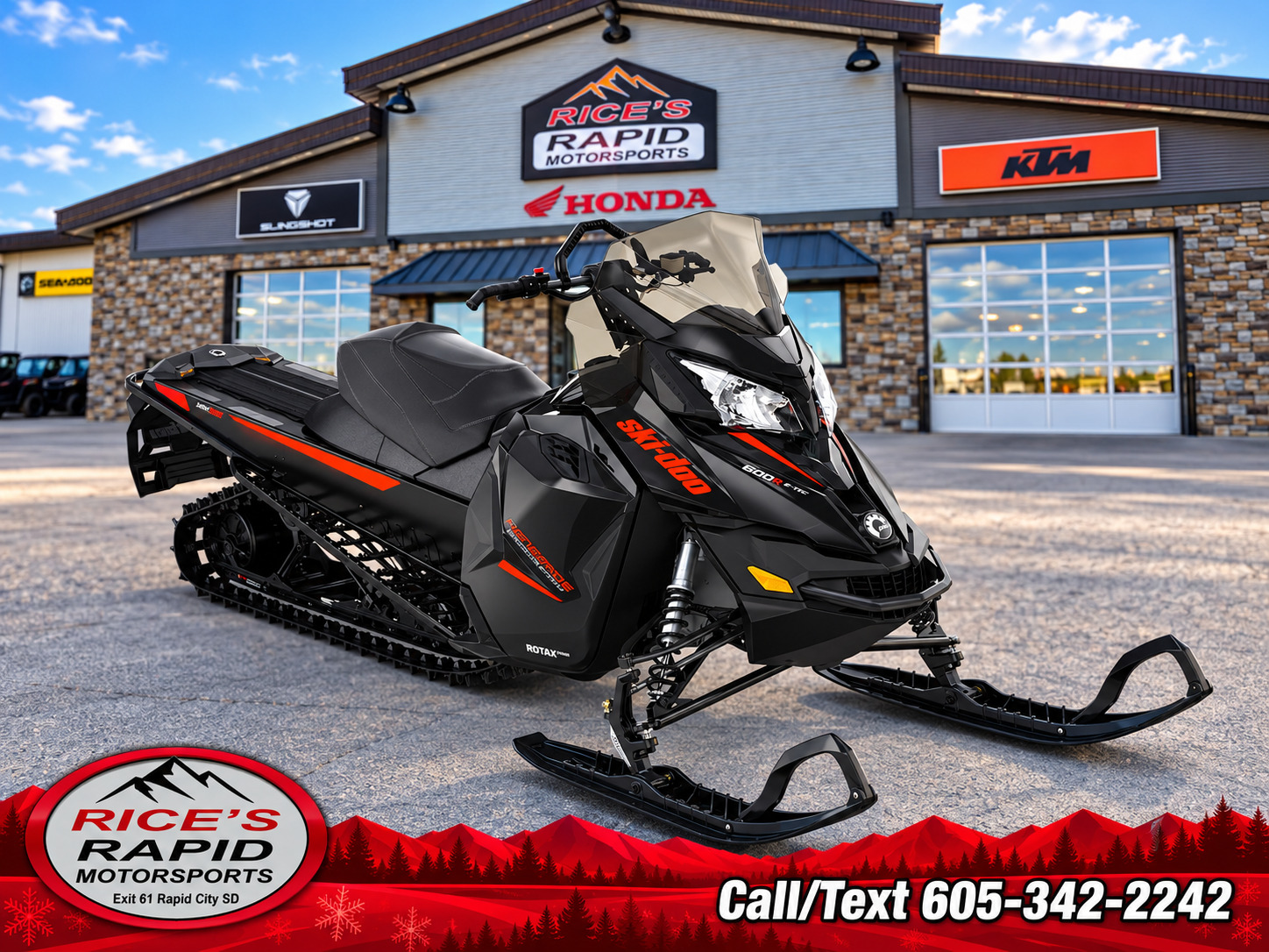 2016 Ski-Doo Renegade Backcountry 800R E-TEC ES E-TEC 800R in rapid city SD