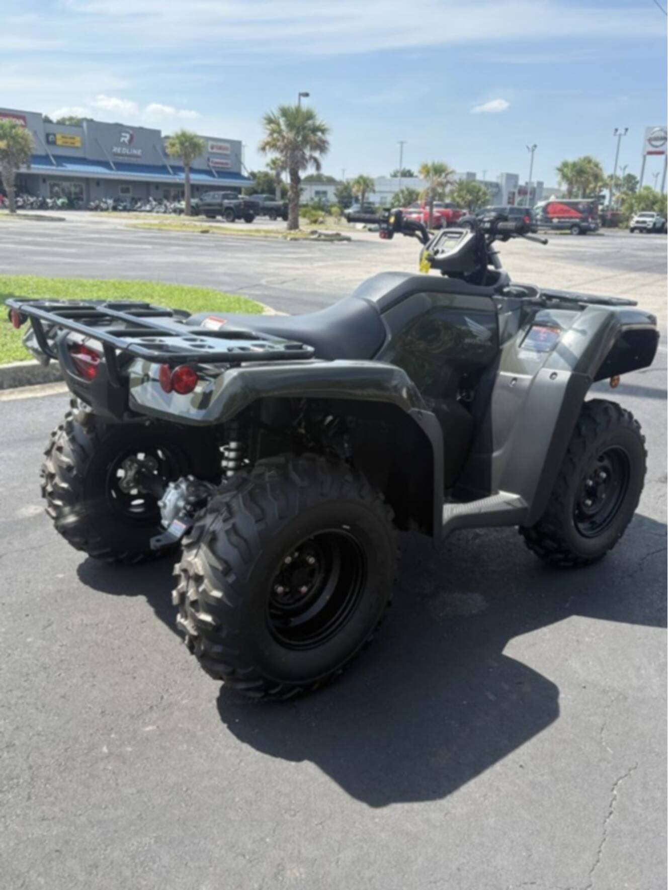 A photo of this 2027 Honda  FourTrax Rancher DCT EPS