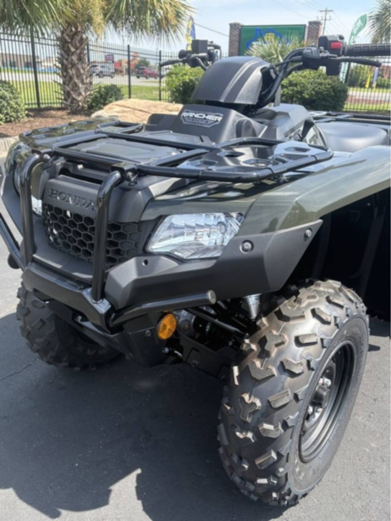 A photo of this 2027 Honda  FourTrax Rancher DCT EPS