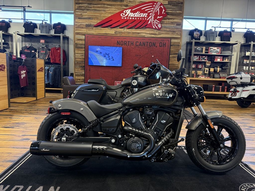 2026 Indian Motorcycle® Scout® Bobber Limited +Tech Heavy Metal Smoke BASE in North Canton, OH