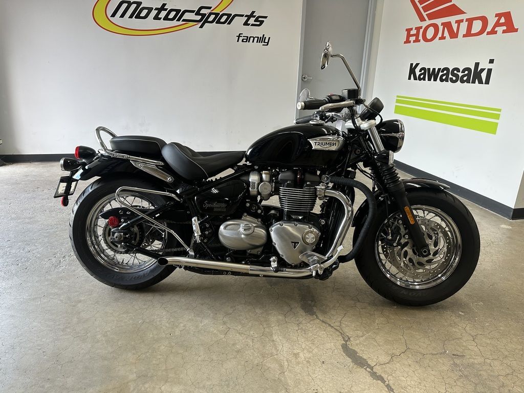 2022 Triumph Bonneville Speedmaster Jet Black SPEEDMASTER in Barrington, IL