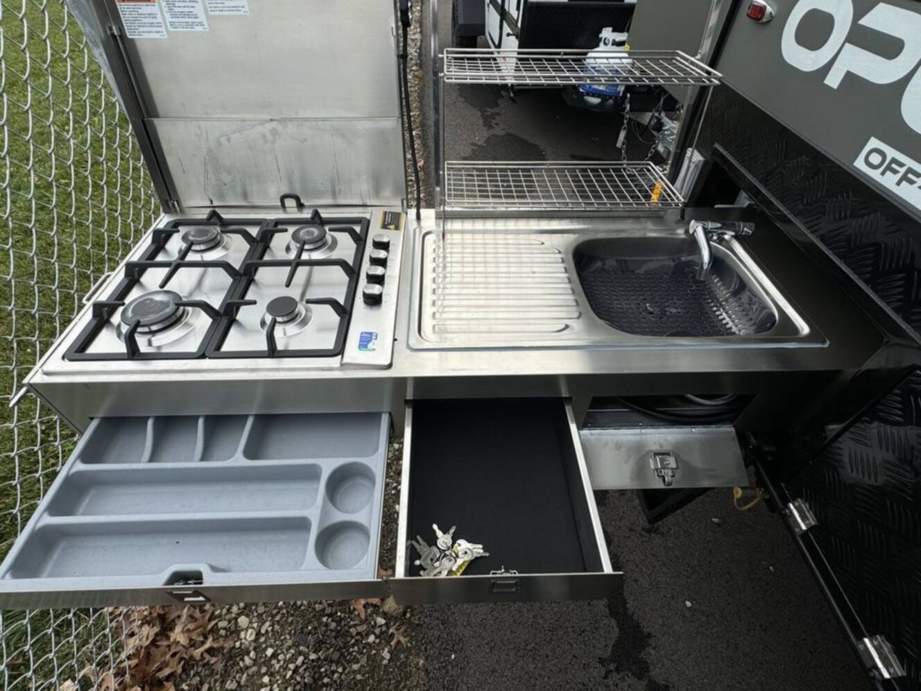 A photo of this 2023 Opus® OPUS OP15 Hybrid Caravan