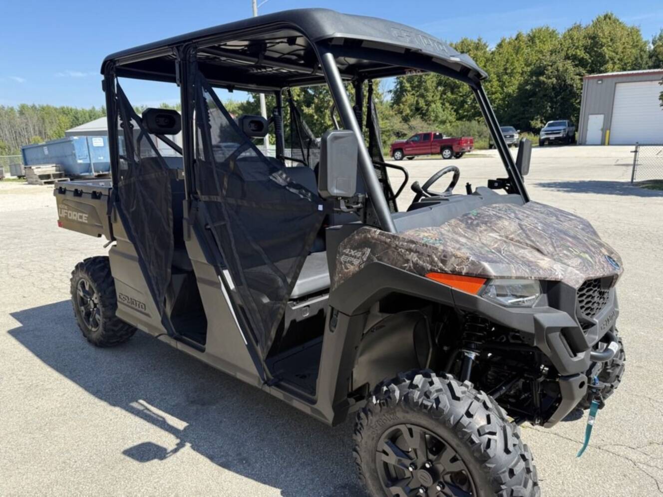 A photo of this 2026 CFMOTO UFORCE 800 XL Camo