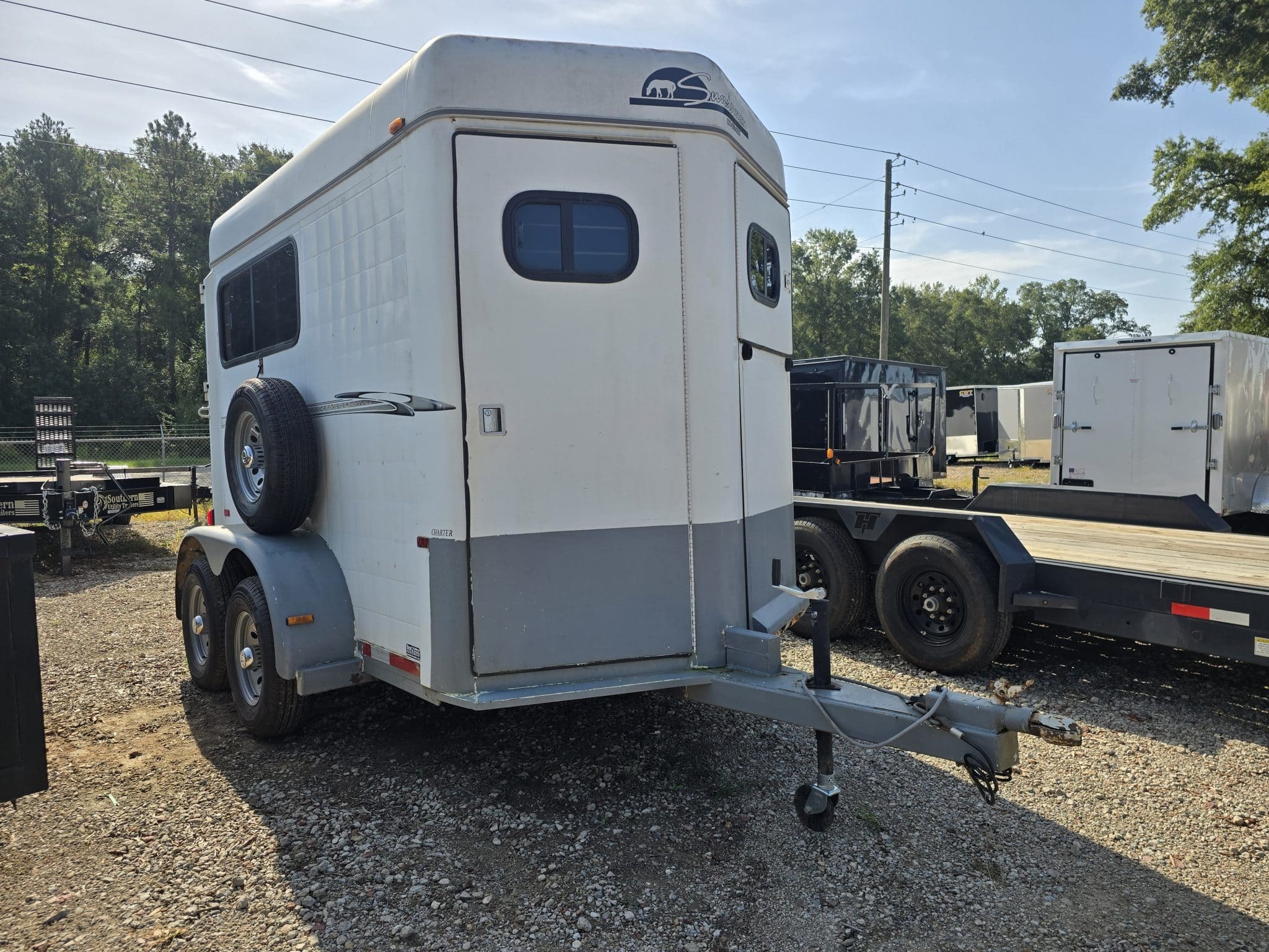 1996 Sundowner USED 2 Horse Bumper Pull Straight Load in Byron, GA