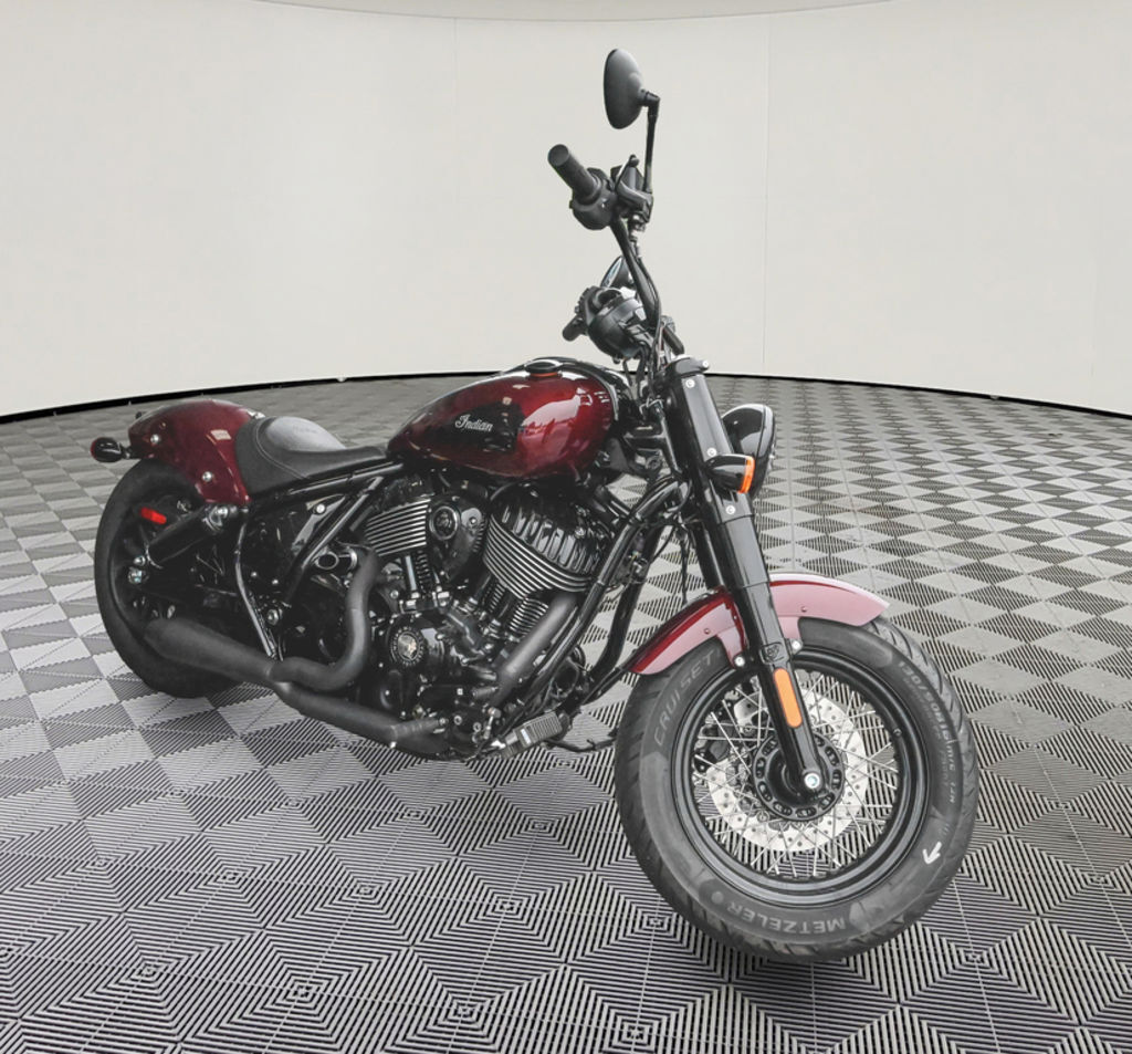 2025 Indian Motorcycle® Chief® Bobber Dark Horse® Maroon Metallic BOBBER DARK HORSE in Hendersonville, NC