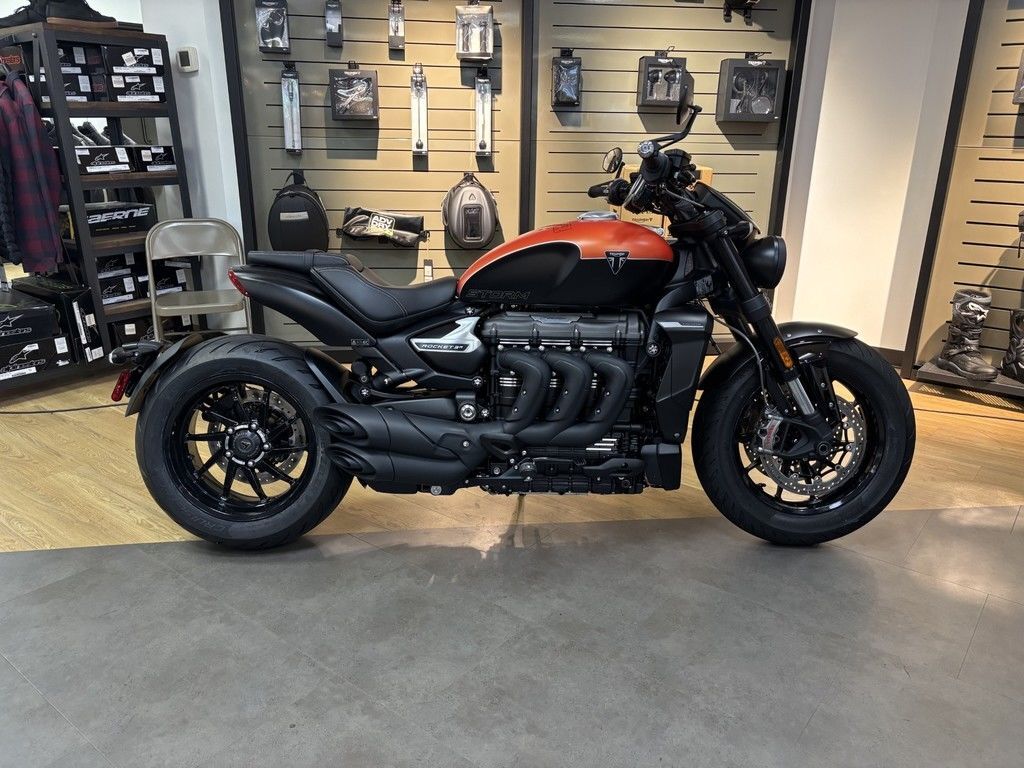 2026 Triumph Rocket 3 Storm R Satin Baja Orange/Matte Sapphire Black STORM R in Knoxville, TN