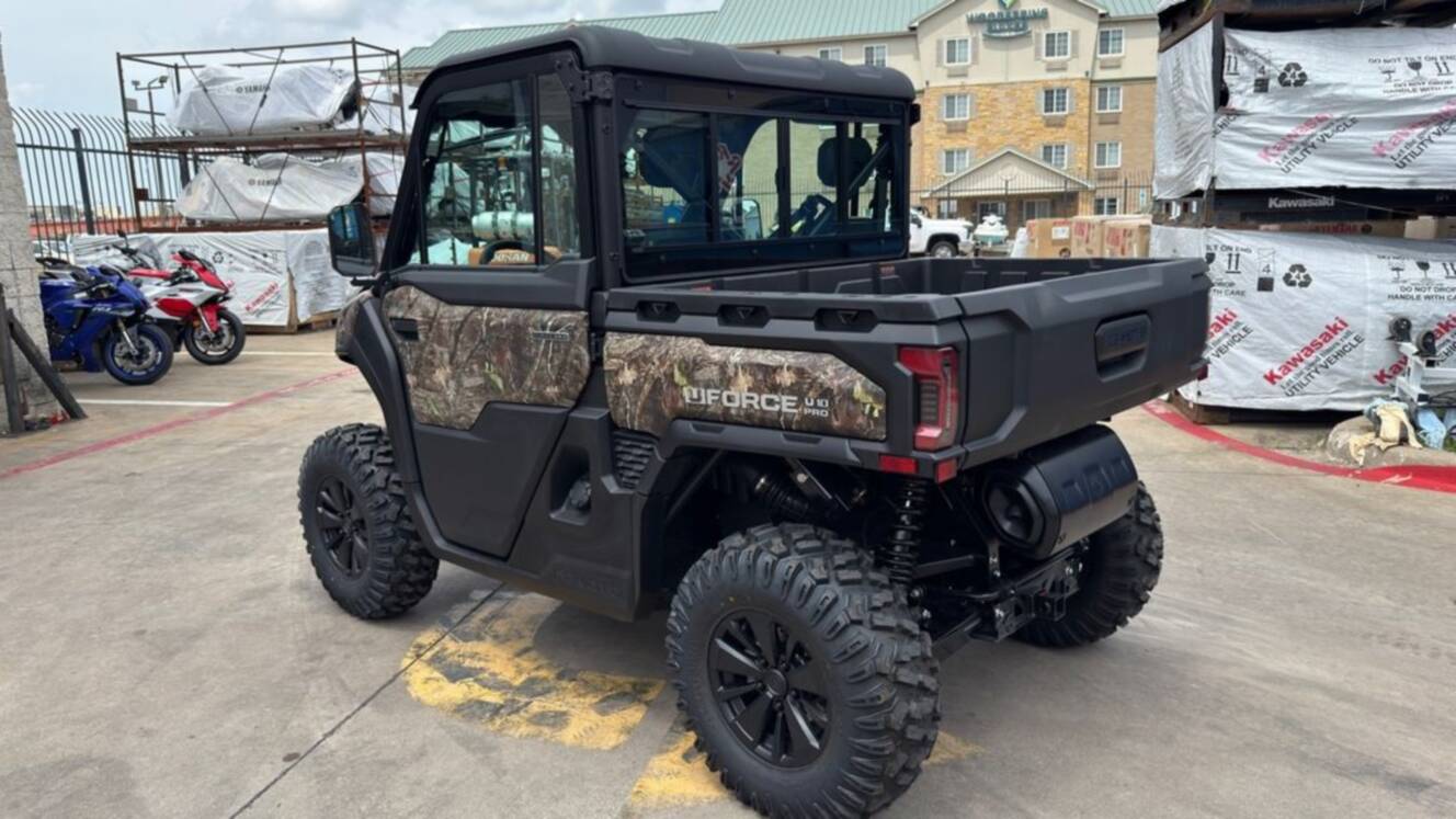 A photo of this 2026 CFMOTO UFORCE U10 Pro Highland Camo