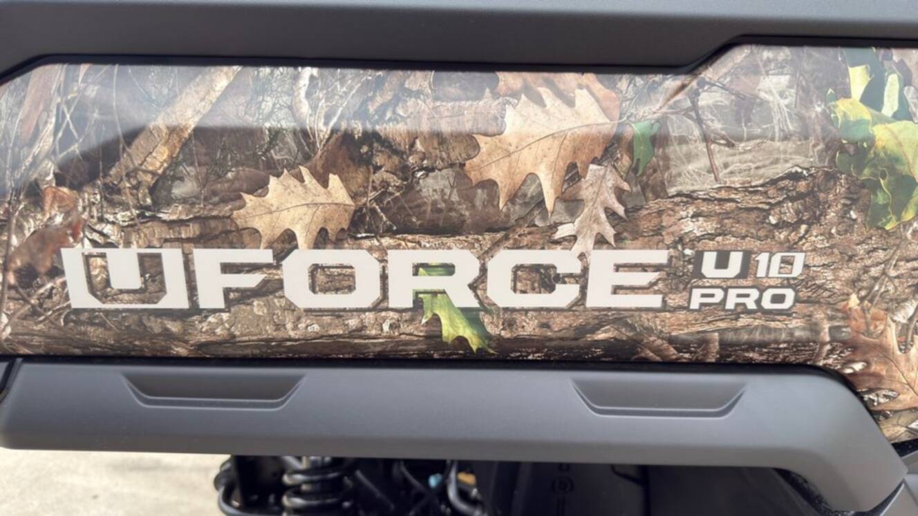 A photo of this 2026 CFMOTO UFORCE U10 Pro Highland Camo