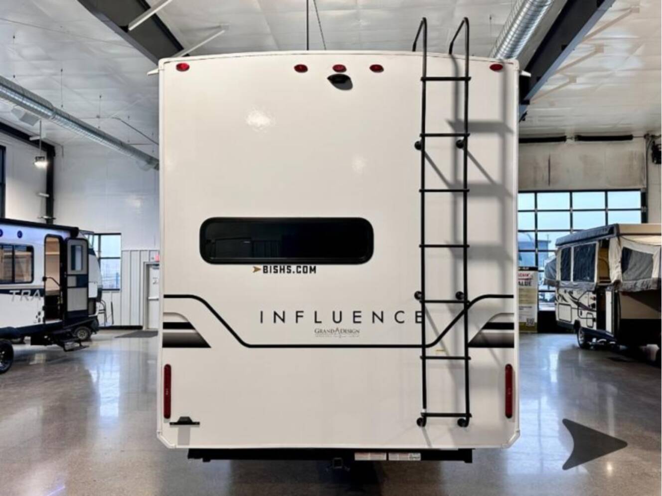 A photo of this 2026 Grand Design Influence 3203GK
