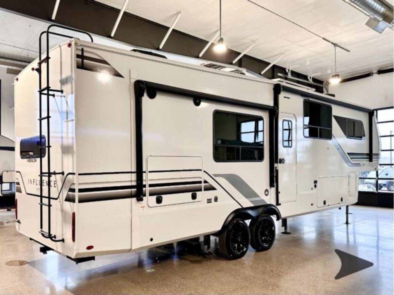 A photo of this 2026 Grand Design Influence 3203GK