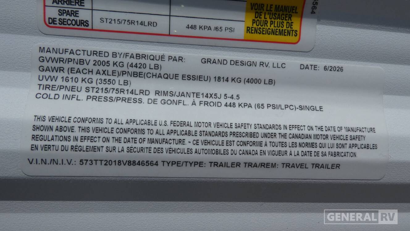 A photo of this 2027 Grand Design TRANSCEND-ONE 151RB