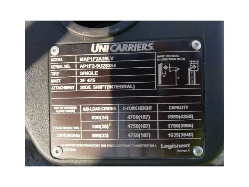 2023 UNICARRIER AF50LP