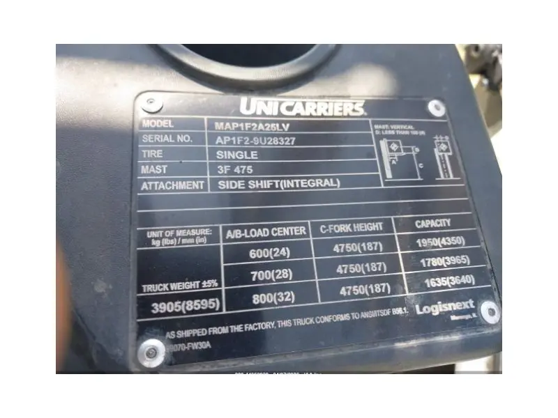 2023 UNICARRIER AF50LP