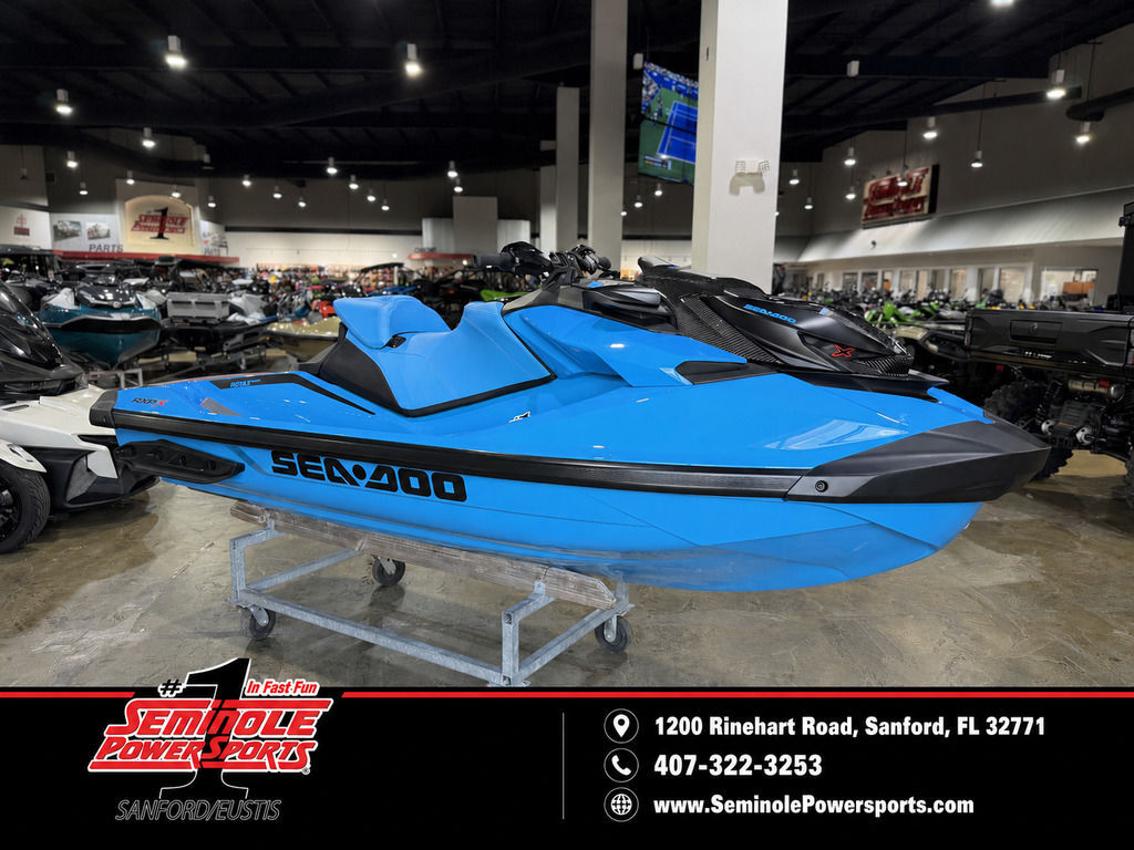 2026 Sea-Doo RXP-X 325 iBR Gulfstream Blue Premium BASE in sanford FL