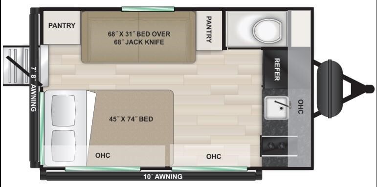 2027 Modern Buggy HOPPER 1 Fifth Wheel Toy Hauler RV
