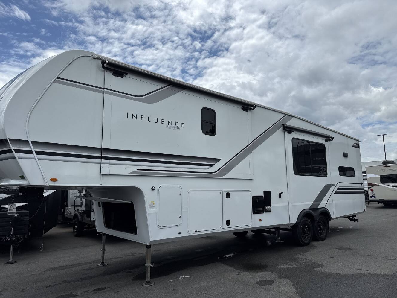 A photo of this 2025 Grand Design INFLUENCE 3203GK
