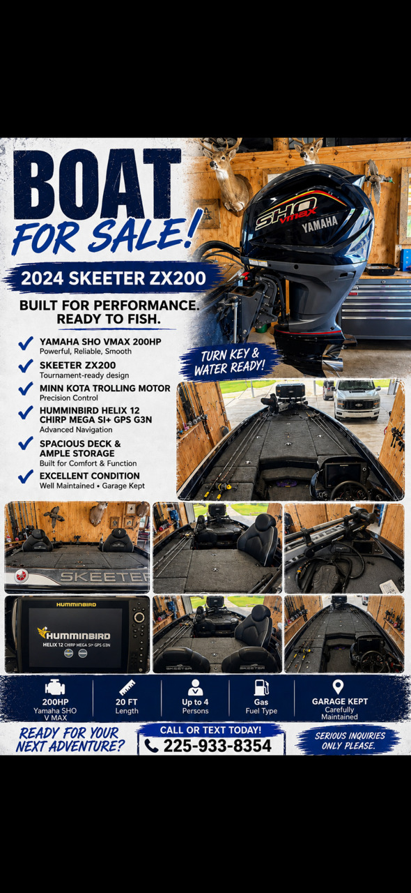 2024 Skeeter ZX200 in vacherie LA