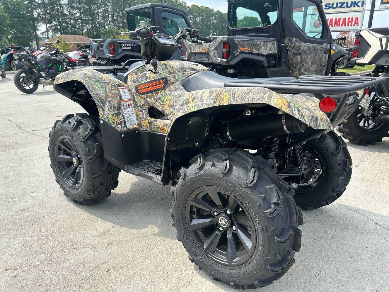 A photo of this 2026 Yamaha Grizzly EPS Camo