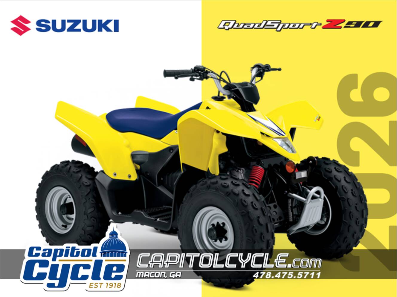 A photo of this 2026 Suzuki QuadSport Z90