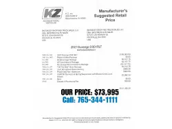 2027 KZ RV Durango D301RLT