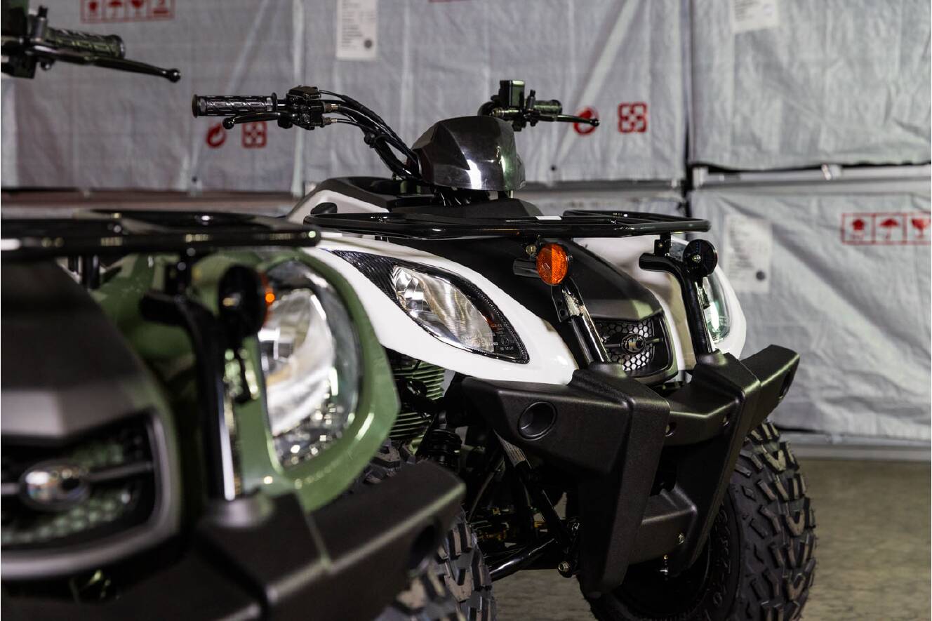 A photo of this 2026 Kymco Mongoose 270i
