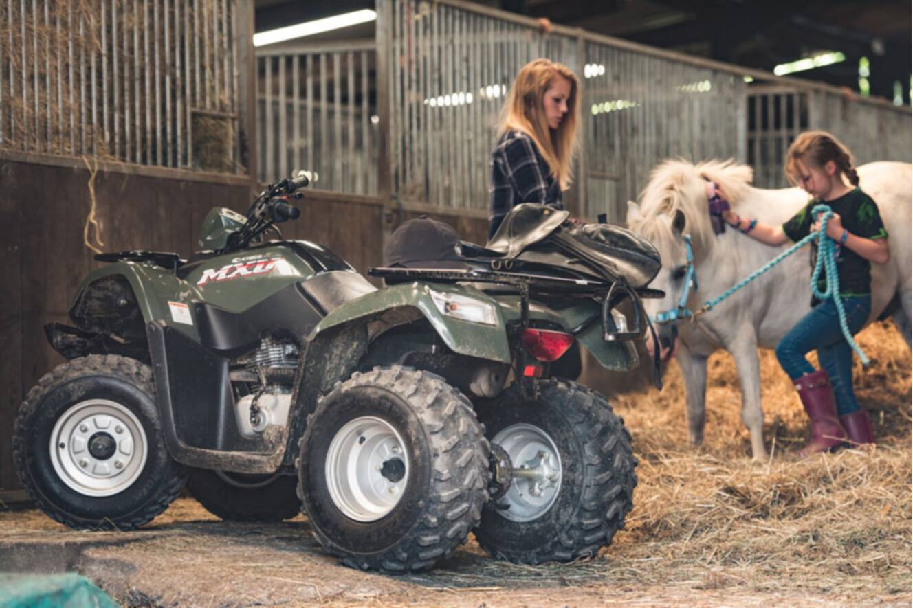 A photo of this 2026 Kymco Mongoose 270i