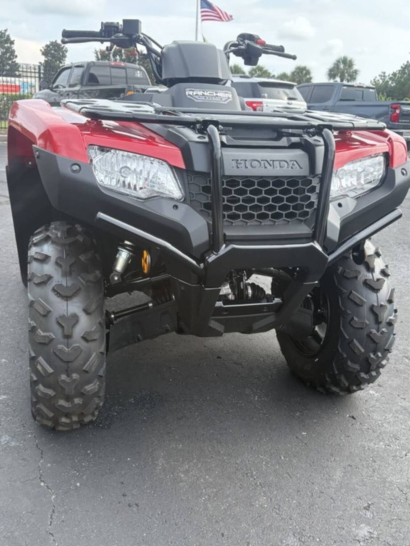 A photo of this 2027 Honda  FourTrax Rancher DCT EPS