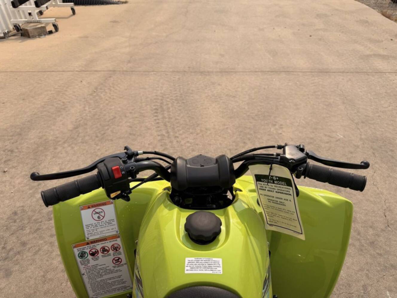 A photo of this 2026 Yamaha YFZ 50