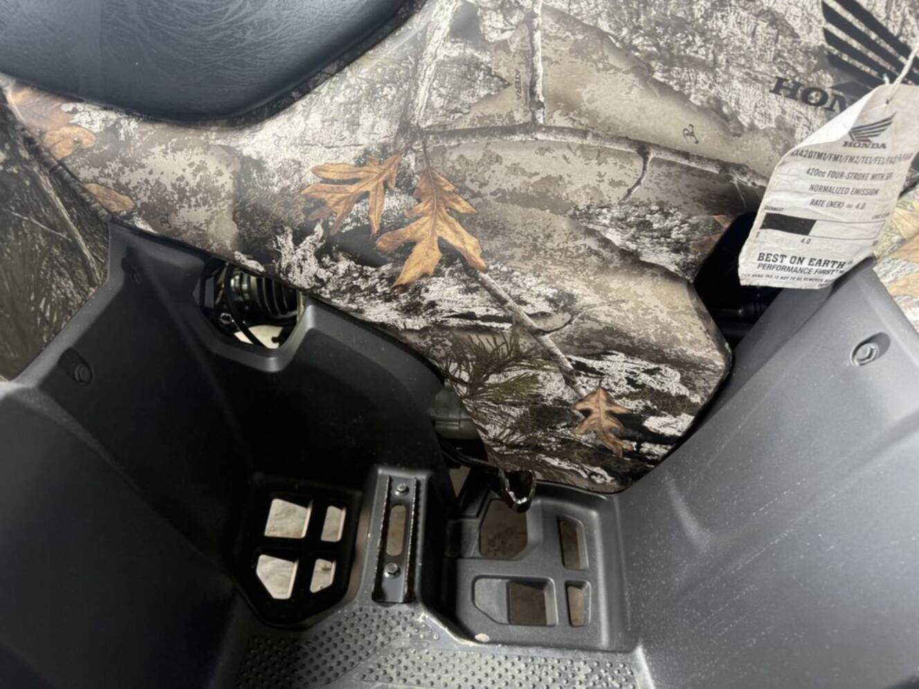 A photo of this 2027 Honda  FourTrax Rancher 4X4 TrueTimber Atera Camo