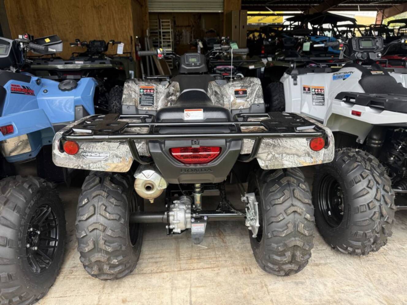 A photo of this 2027 Honda  FourTrax Rancher 4X4 TrueTimber Atera Camo