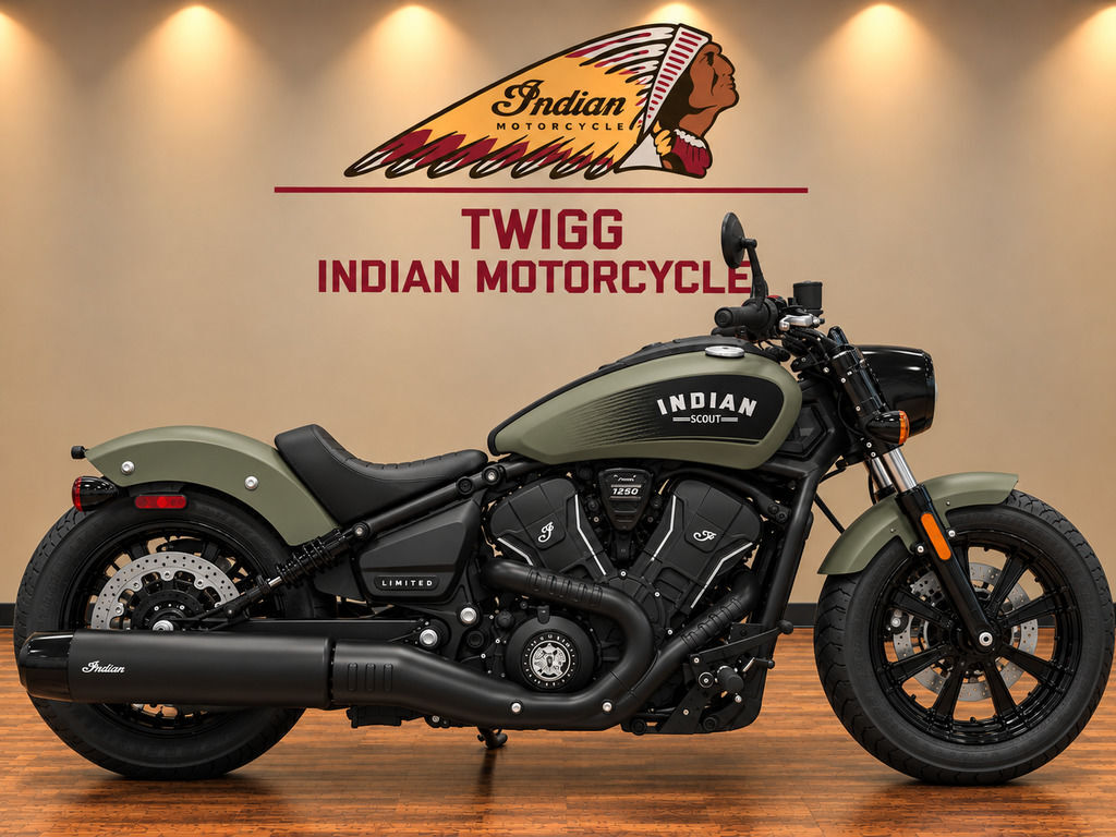 2026 Indian Motorcycle® Scout® Bobber Limited +Tech Moss Green Smoke LIMITED + TECH in Hagerstown, MD