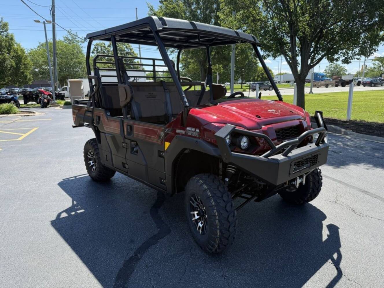 A photo of this 2026 Kawasaki Mule PRO-FXT 1000 Platinum Ranch Edition